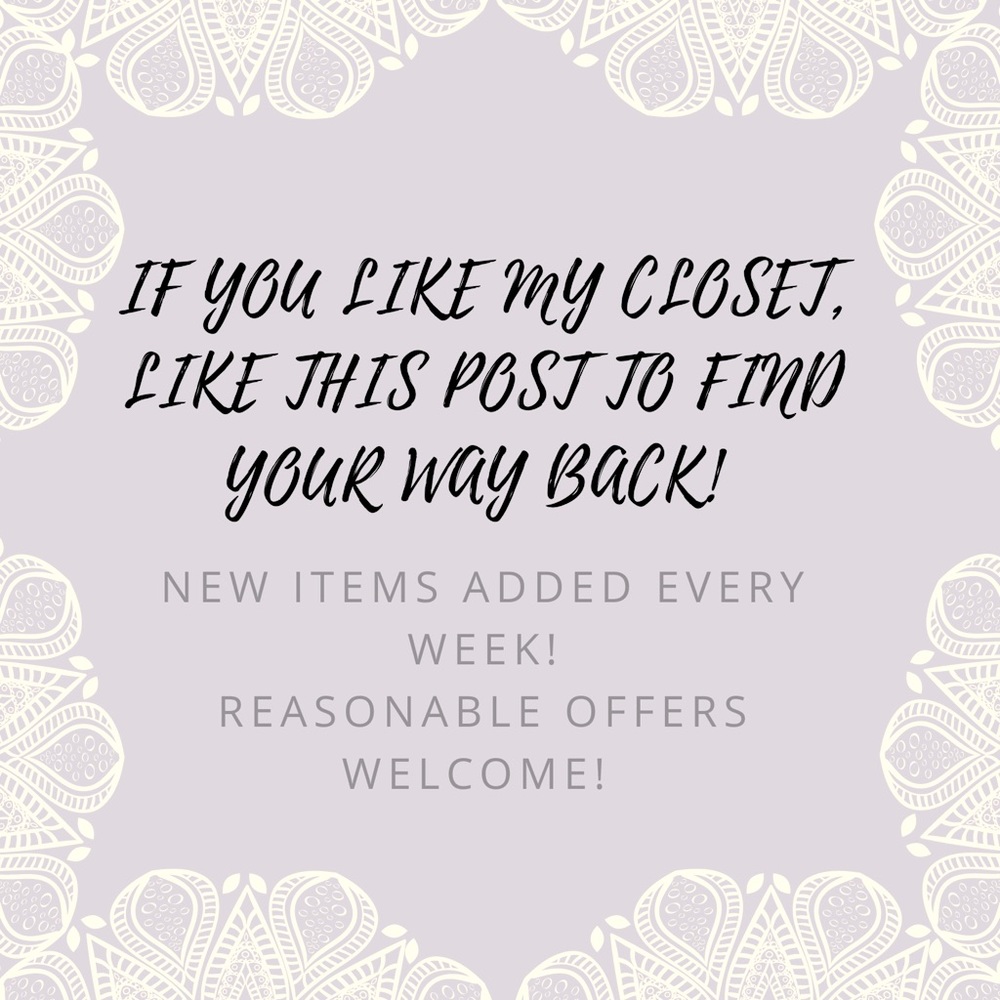 🌈Like this post to bookmark my closet🌈